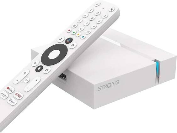 STRONG - Streaming Box Android TV 4K UHD – Leap-S3+ V2 – Chromecast Built-in – kompatibilní s Google Voice Assistant – Dol...