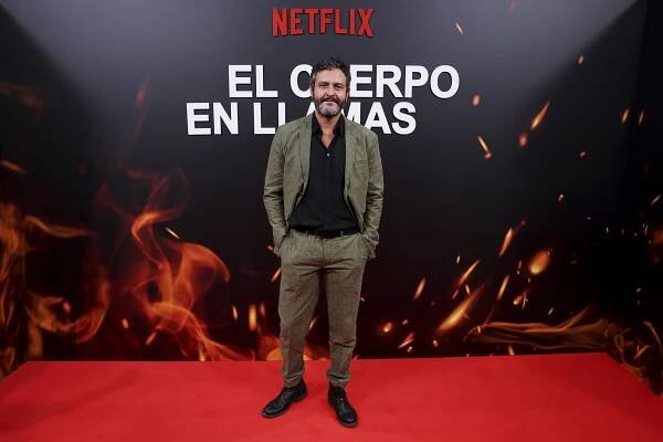 "El Cuerpo En Llamas" premiere at Capitol Cinema on September 06, 2023 in Madrid, Spain - Isak Férriz - Tělo v ohni - Z akcí