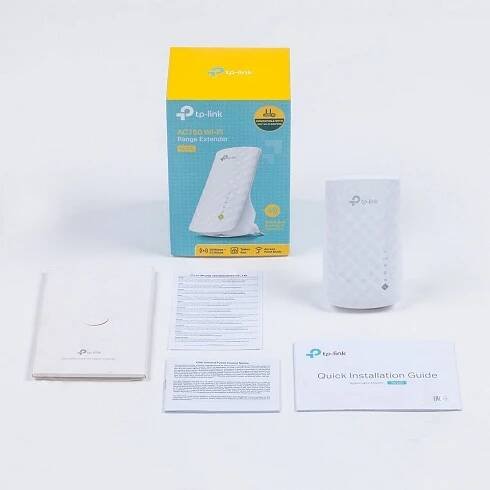 TP-Link RE200 zasilovač síťového signálu Síťový opakovač Bílá 10, 100 Mbit/s