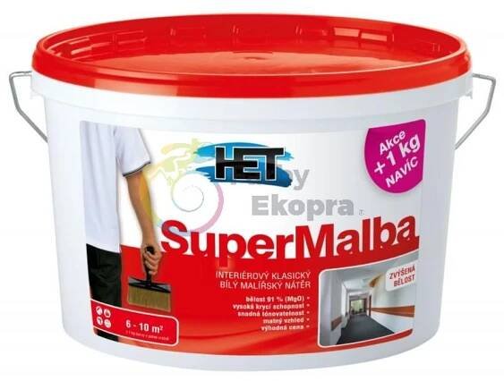 HET Supermaľba biela 7 + 1 kg