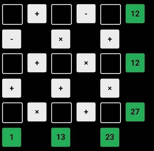 Matematická hádanka - Doplňte čísla