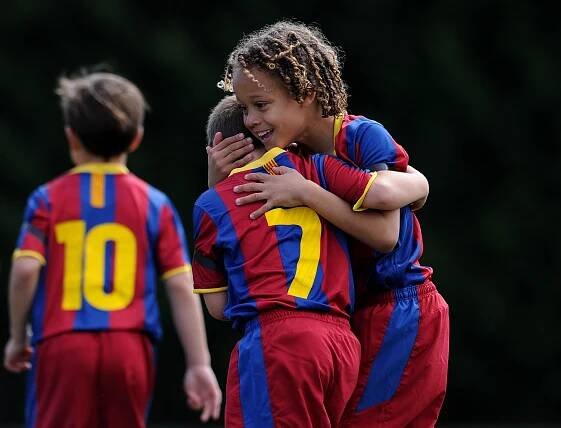 At eight-years-old, Simons was the star of the Catalans' youth team