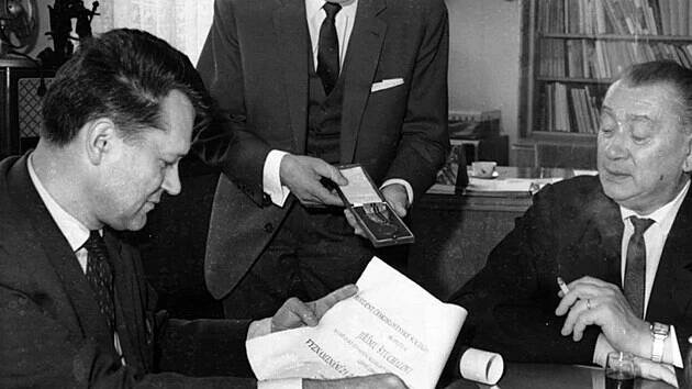 Karel Hoffman jako ředitel Československého rozhlasu (60. léta)