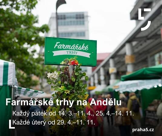 Farmářské trhy na Andělu | MČ Praha 5