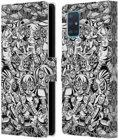 Pouzdro na mobil Samsung Galaxy A51 (A515F) woodoo panenka černobílá