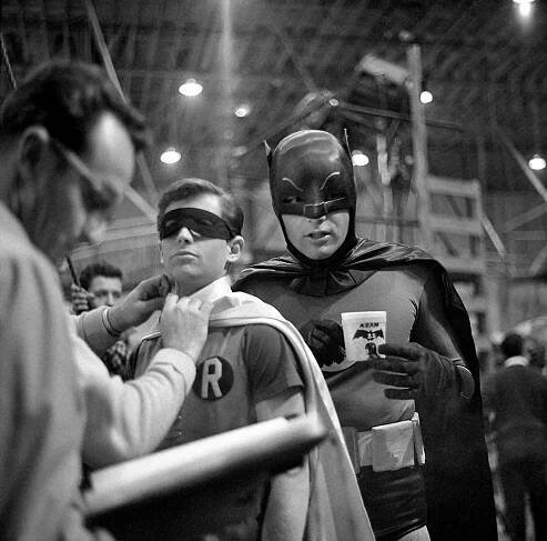 Burt Ward, Adam West - Batman - Z natáčení