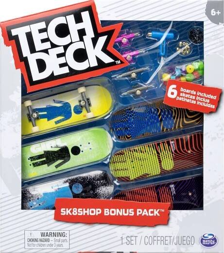 Tech Deck Set Sk8Shop 6 Skateboard Bonus Pack Girl + příslušenství