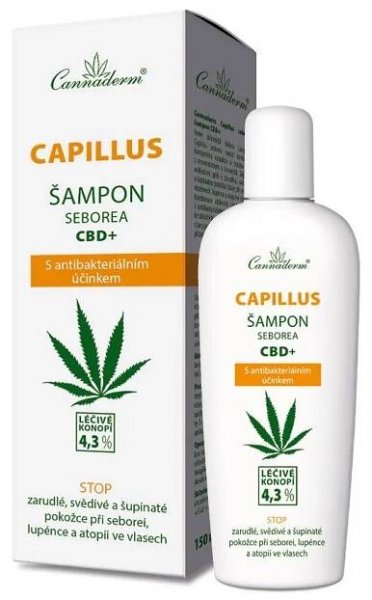 Cannaderm Capillus Šampon seborea CBD+ 150 ml