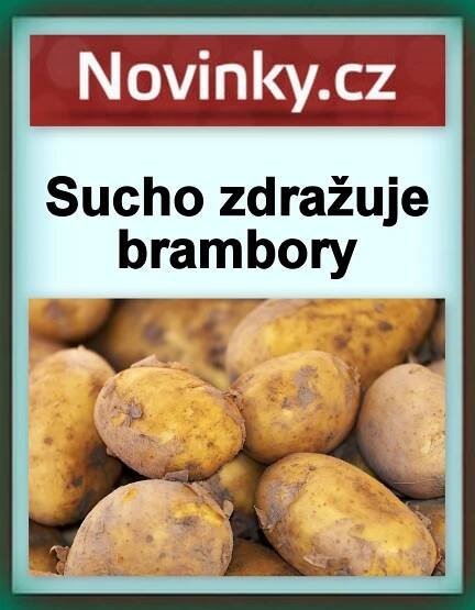 NOVINKY.CZ: Sucho zdražuje bramboryZa krásnější Vimperk