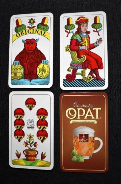 karty - pivovar Opat - Sběratelství