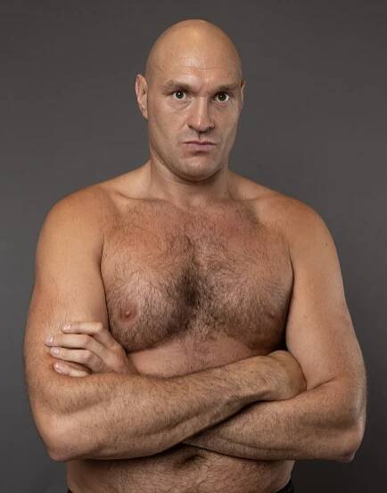 Portrait of Tyson Fury.