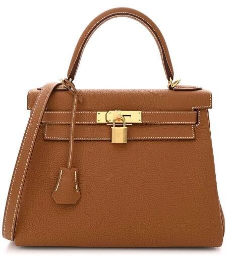 Hermes Kelly 28 Gold Retourne