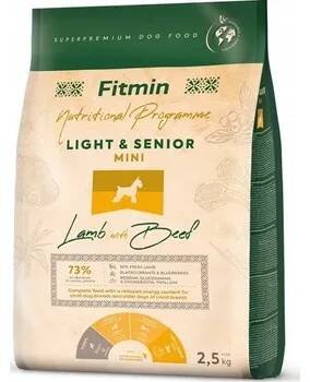 FITMIN Dog Mini Light Senior suché krmivo pro psy jehněčí HOVĚZÍ MASO 2,5 kg