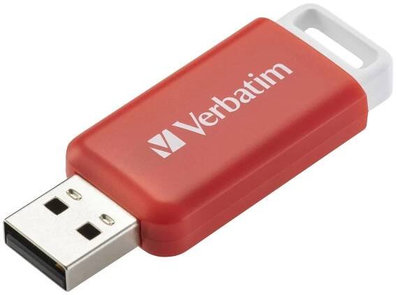 Verbatim V DataBar USB 2.0 Drive USB flash disk 16 GB červená 49453 USB 2.0