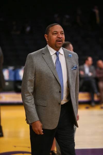 ESPN analyst Mark Jackson is pictured before a December 2018 game.