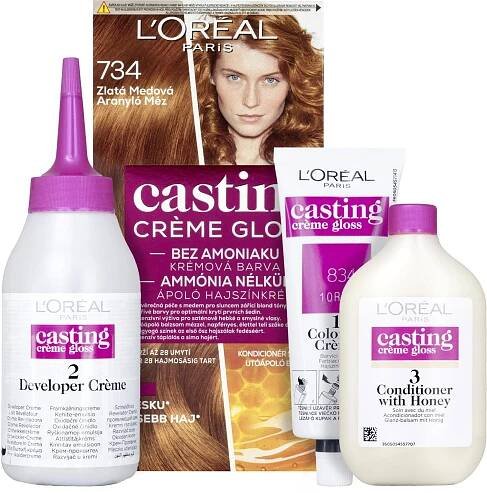 L'ORÉAL PARIS Casting Creme Gloss 734 Zlatá medová 180 ml