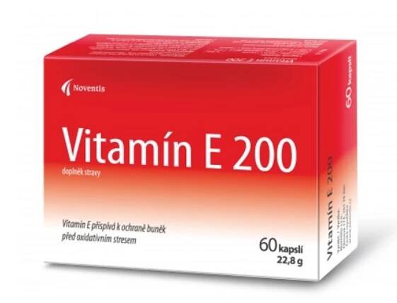 Vitamín E 200 cps.60