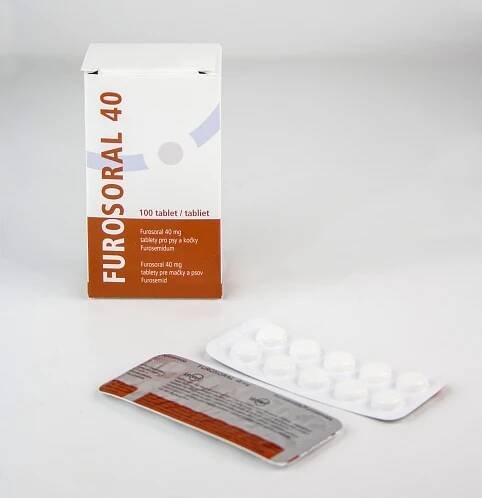 Furosoral 40 mg, tableta ⋆ CYMEDICA - partner pre veterinárnych lekárov