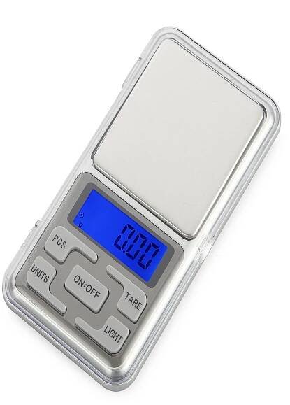 Kapesní digitální váha do 500g s přesností - 0.1g