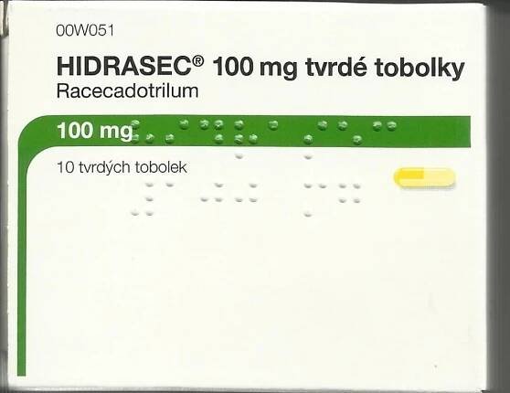 HIDRASEC POR 100MG CPS DUR 10