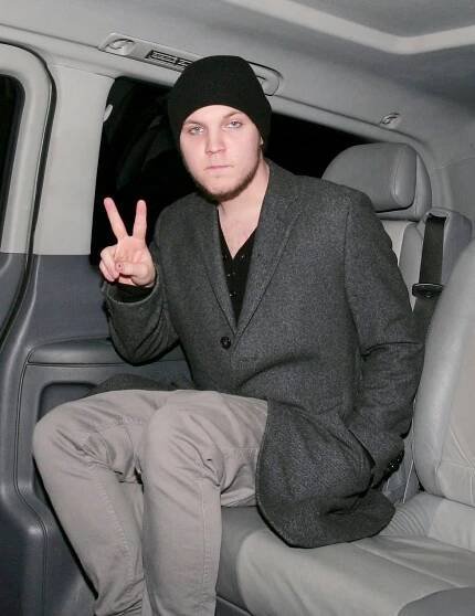 Ben Keough Giving The Peace Sign