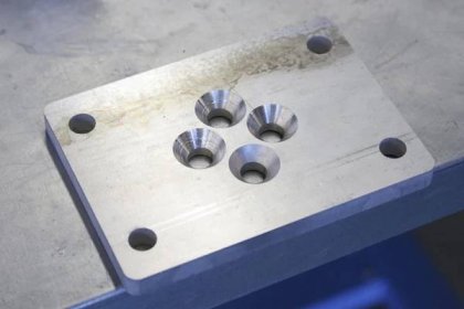 Countersink the Plates
