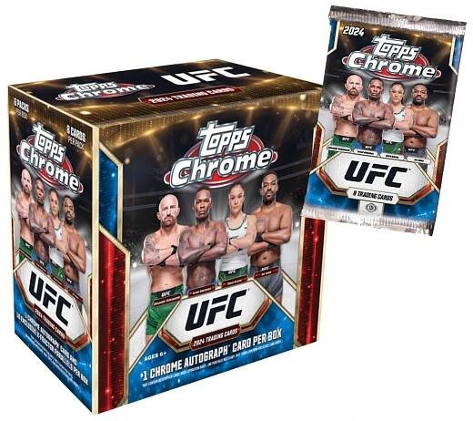 2024 Topps UFC Chrome Ultimate Fighting Trading Card Mega Box, 2 of 4