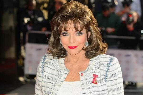 Joan Collins has been awarded a DBE after being named in the 2015 New Year Honours list