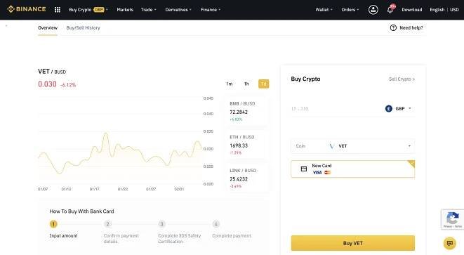 How to buy Vechain with Binance | Crypto Coach