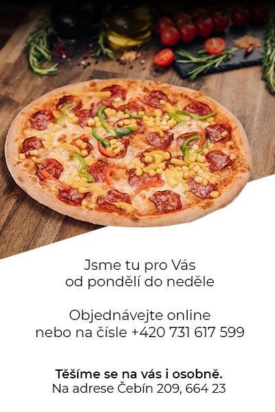 Čebínská chaloupka Čebín | Rozvoz denního menu, pizz aj.