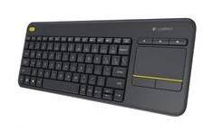 Logitech Wireless Touch Keyboard K400 plus, USB,CZ