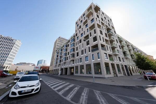 Prodej novostavby bytu 4+kk s balkonem v Paláci Trnitá v Jižním centru Brna