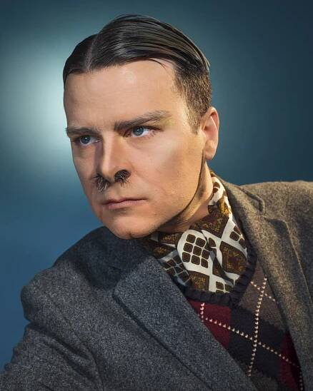 United-Kingdom, Saint Leanards, 24 March 2022 - From the series "Hollywood Nightmares". Mr Who Knows.