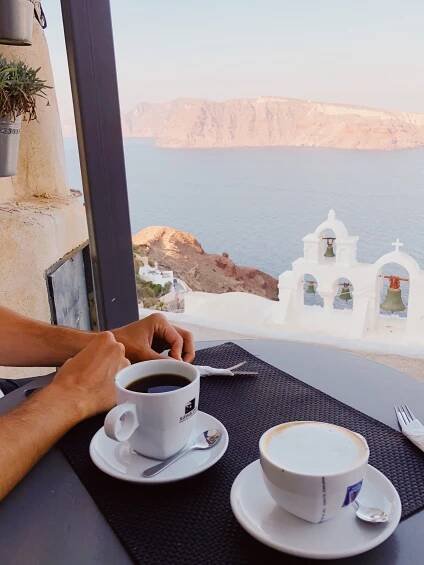 Morning view at Vitrin Cafe