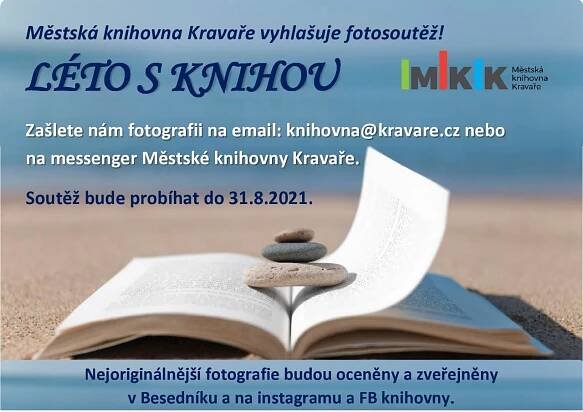 Plakát - Fotosoutěž: Léto s knihou