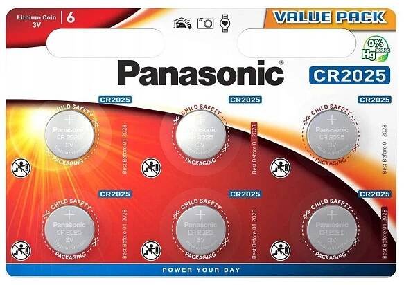 PANASONIC CR2025 2ks