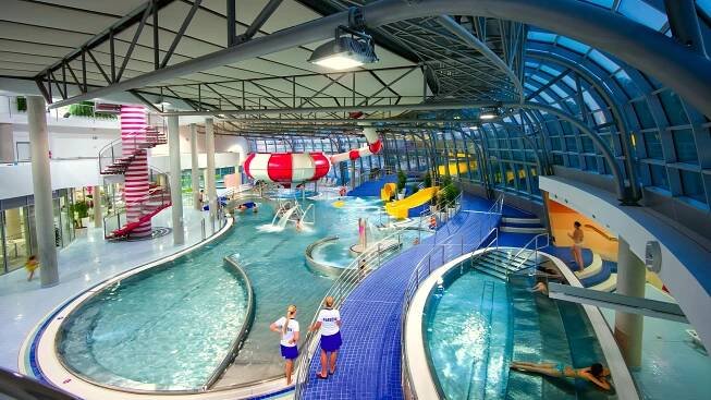 Rekreační bazén s výplavovým bazénem | Aquapark Olomouc - kvalitní prostředí pro rekreaci, relaxaci a aktivní odpočinek