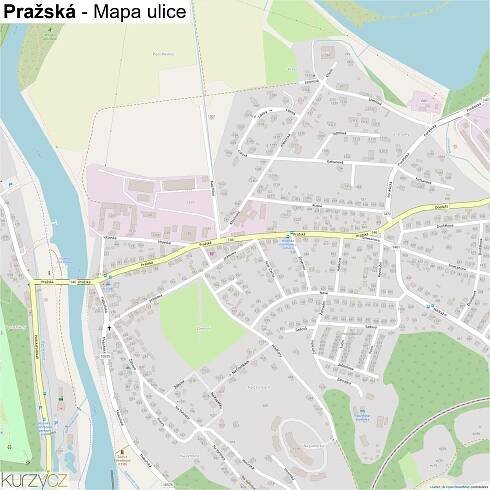 Pražská - mapy | Kurzy.cz
