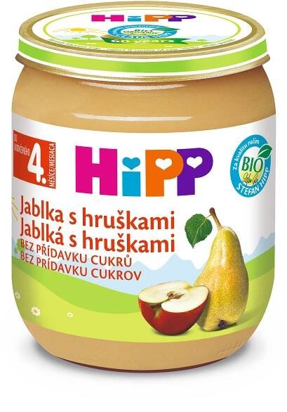 3x HIPP BIO Jablka s hruškami (125 g) - ovocný příkrm - srovnání cen | Leano.cz