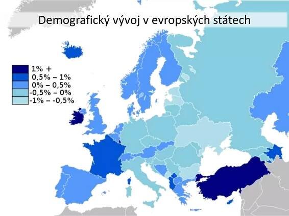 Demografický vývoj v evropských státech