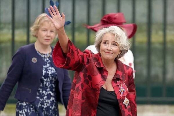 King Charles' Coronation Guest Hands Out Cough Drops To Emma Thompson and Husband Greg Wise
