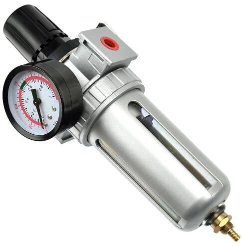 Geko G01177 regulátor tlaku s filtrem a manometrem 1/4" od 314 Kč