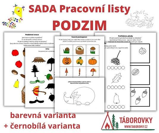 Pracovní listy podzim