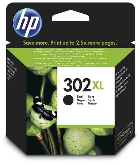 HP náplň č.302XL - Černá (F6U68AE)