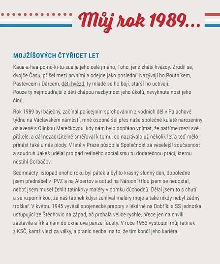 Můj rok 1989