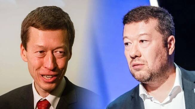 Hayato Okamura a Tomio Okamura