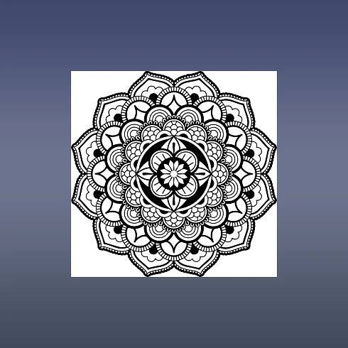 Jednovrstvová mandala - Kvet M1L031 - Kissatelier.sk