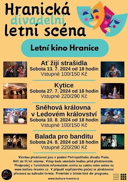 Hranická letní divadelní scéna láká na muzikálová pohádku i romantiku • Městská kulturní zařízení Hranice