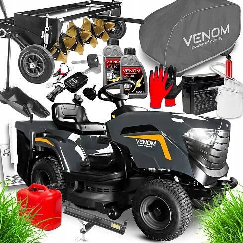 ZAHRADNÍ TRAKTOR VENOM BY STIGA ST 450 HYDROSTAT MULČOVÁNÍ VERTIKUTÁTOR