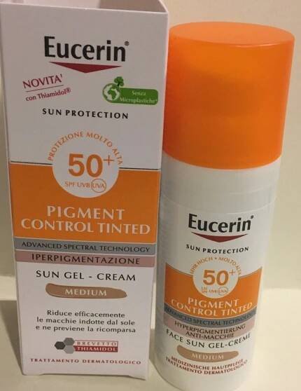 Eucerin Sun Pigment Control Tinted SPF50 Cream - Medium, 1.7 fl oz